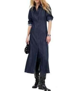 Madewell Seamed Midi Shirtdress